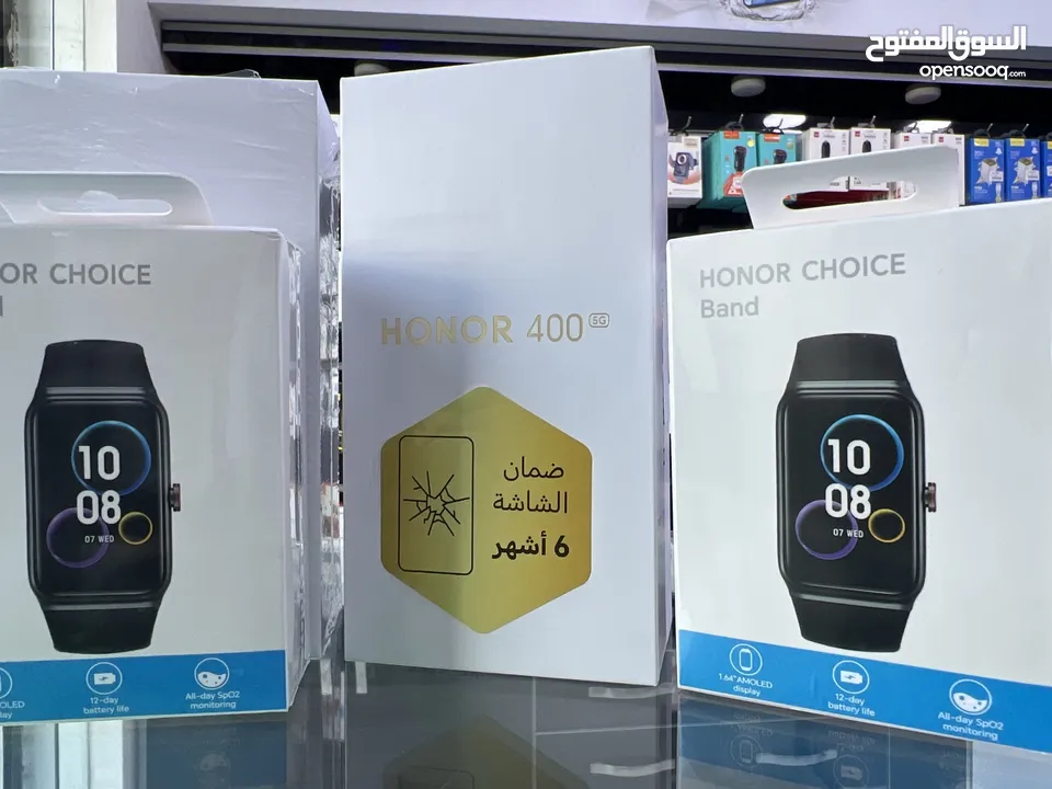 Honor 400 ( 256 GB / 12 RAM ) 5G  هونر 400 جديد بالكرتونة معه السماعات الاصلية  و الكفر الاصلي شركة