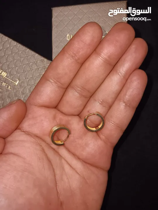 18k gold earrings