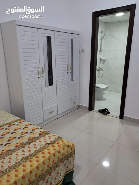 Furnished room immediately available with attached bathroom for family or couple and ladies
