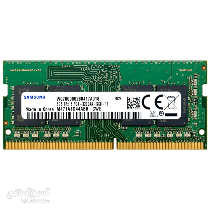 8gb 3200 ddr4 Samsung  رام وكاله