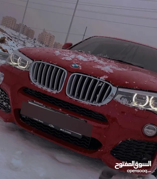 BMW X4 ام بكيج شركه ماطور 2000 بنزين توين تيربو . موديل 2015 ماشي 80000 فقط عداد حقيقي 4×4