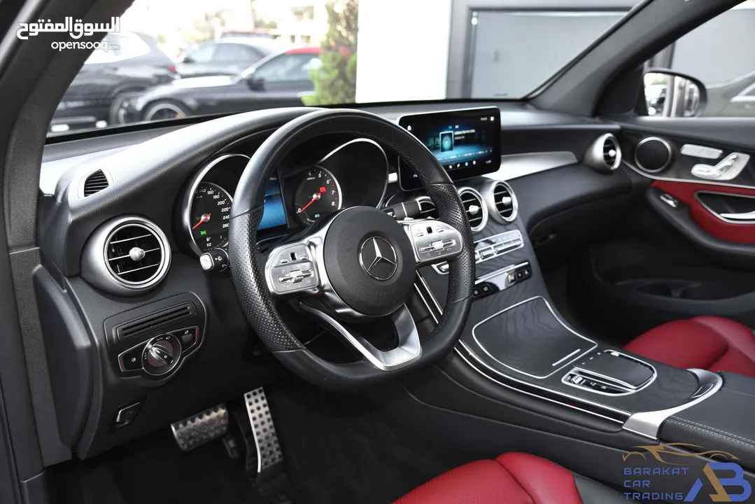 مرسيدس جي ال سي 300e كوبيه بلج ان هايبرد 2021 Mercedes GLC 300e 4MATIC Coupe AMG Line PHEV