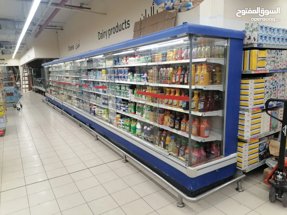 ثلاجات دلي عابدين زجاج مستقيم  وزجاج محني +ثلاجات عرض مفتوح ومغلق