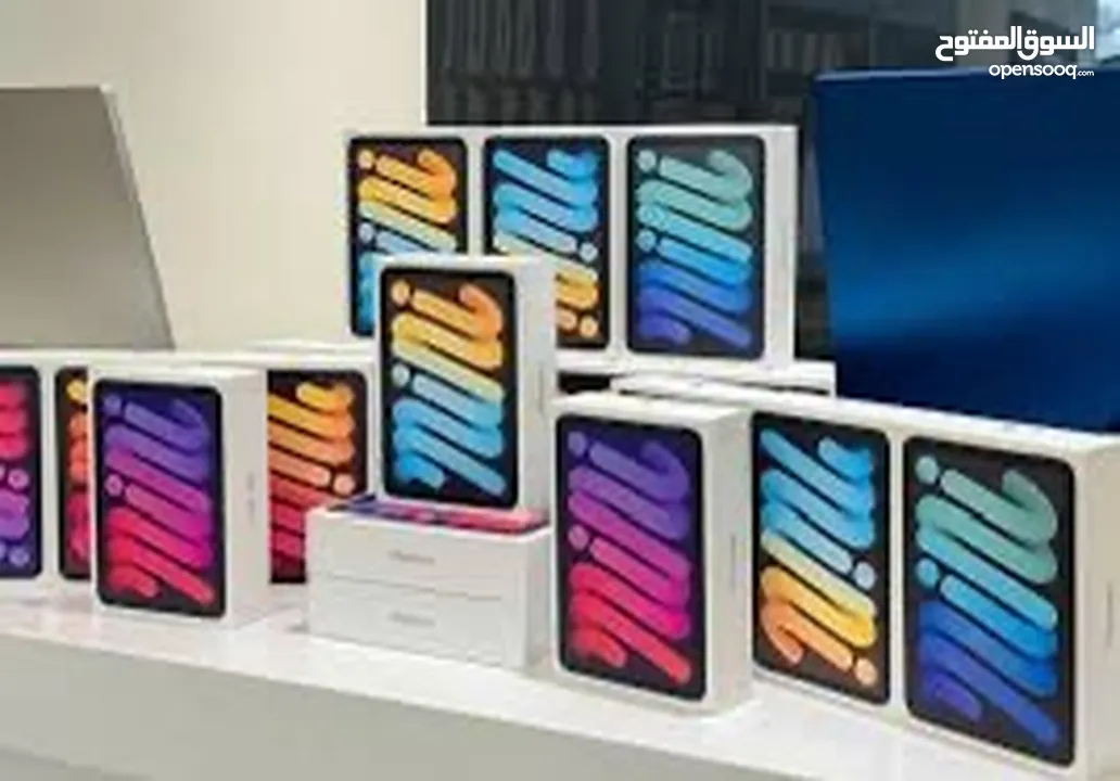 iPad mini 7 جديد كفالة لمدة عام من تاريخ الشراء الجهاز  (128GB)