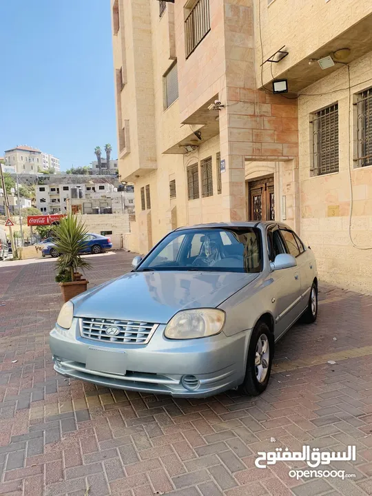 هونداي اكسنت 2005 سيارة مشالله افحص وين بدك ترخيص تامين جديد سيارة بحالة الشركة قطارة بل بنزين