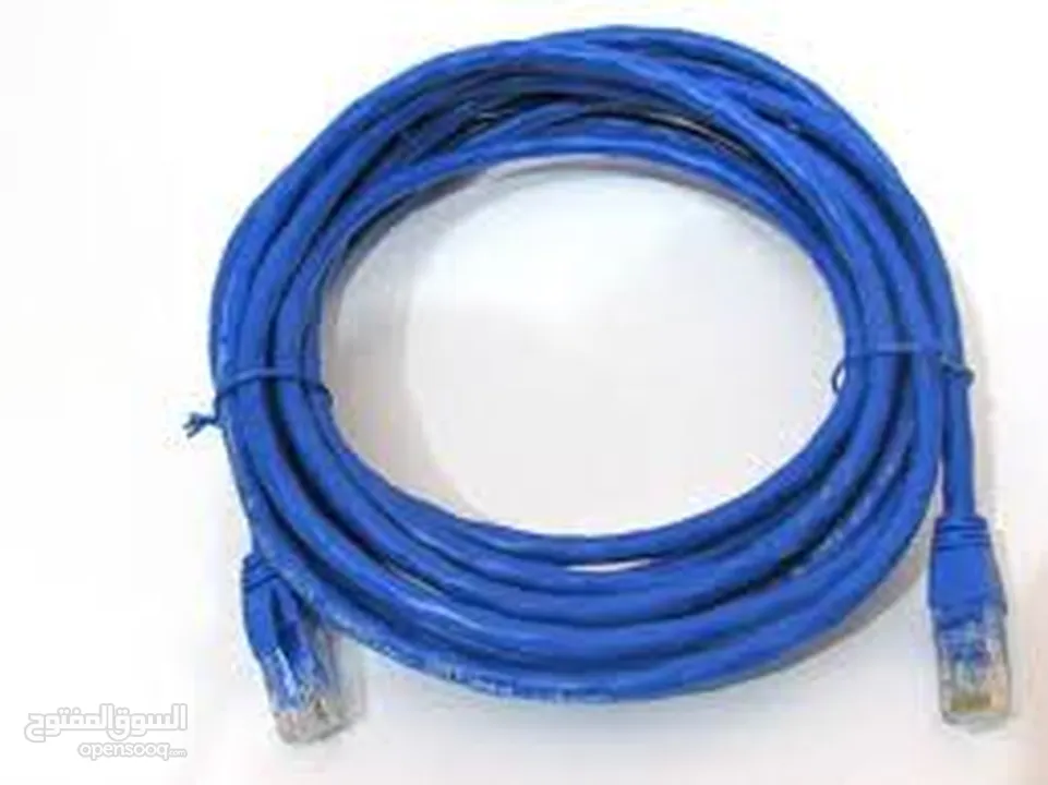 CABLE E.NET CAT6a patch cord gray 10M  كوابل انترنت 10M