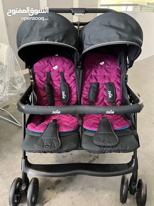 Joie twins stroller like new