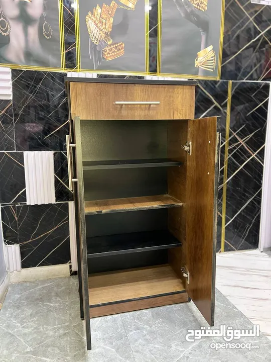 خزانة أحذية تفصيل خشب 90*60 بسعر المصنع جميع الالوان والموديلات اقل سعر بالمملكه والتوصيل فوري