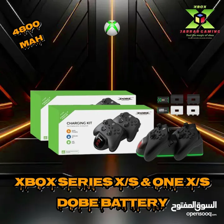 Xbox Rechargeable Battery’s for Series x/s & One x/s بطاريات إعادة شحن خاصة بأيادي تحكم إكس بوكس