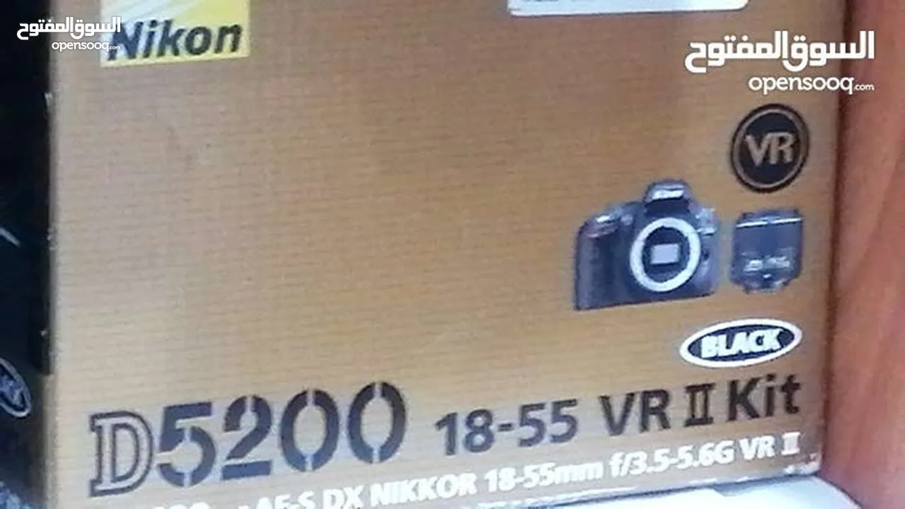 نيكون 5200 مع عدسين اضافيات بسعر مغري
