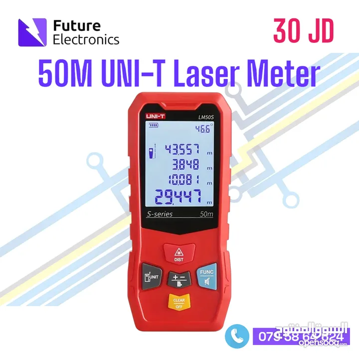 50M UNI-T Laser Meter