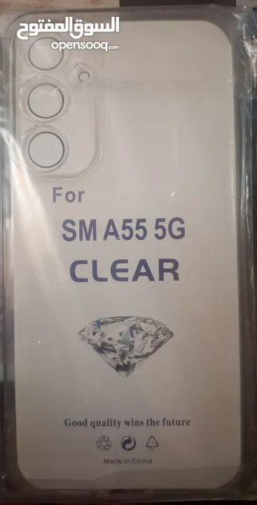 "NEW"Cover for SAMSUNG A55 5G  BUSINESS COVER (CLEAR"ENCLOSED"