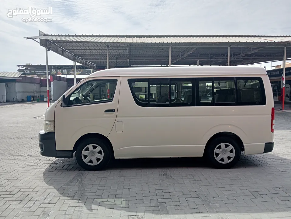 TOYOTA HIACE MID ROOF 2011 FOR RENT MONTHLY AND YEARLY BASIS CONTACT NUMBER