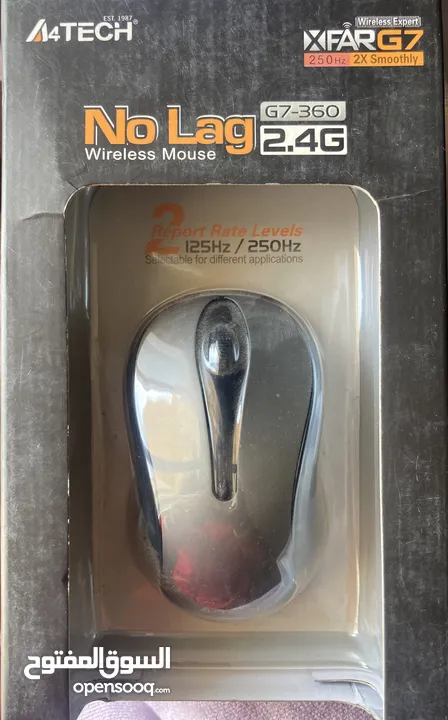 ماوس بدون كابل Wireless Mouse A4-Tech جديد في علبته ولم يستعمل