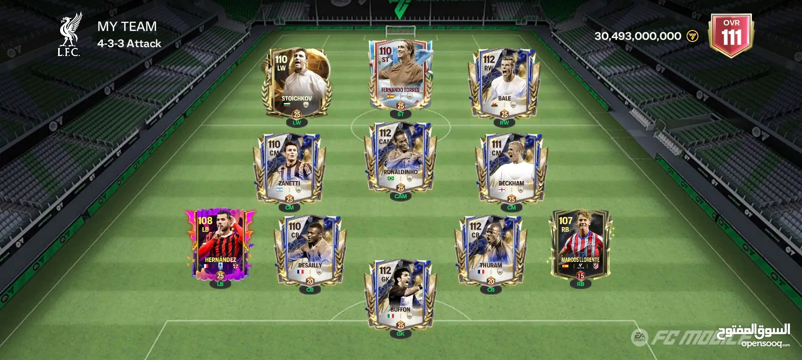 Fc mobile 111OVR Account