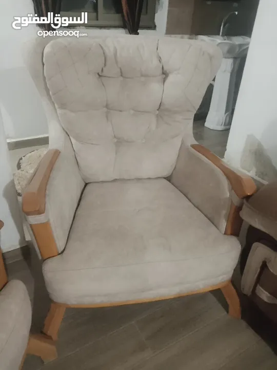 طقم كنب (مستعمل شبه جديد)