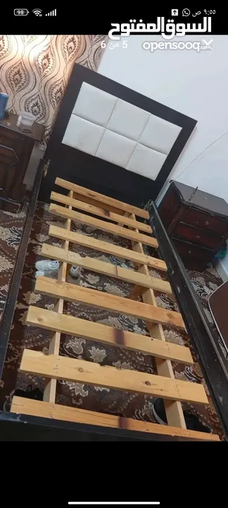 تخت خشب للبيع مع الفرشه  وكاله خشب زان