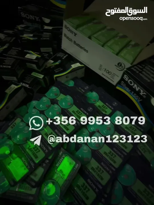 بطاريات sony سوني اصليه اليابانيه 337 sr416sw كفاله 2032       .             .            .