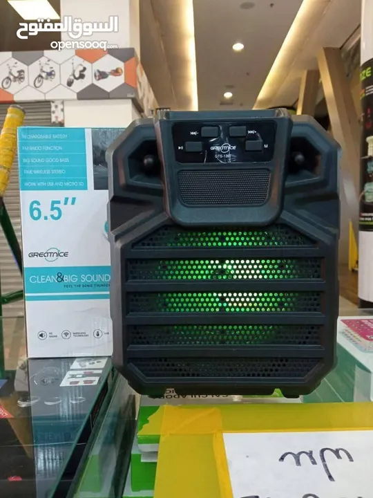 سماعه 6.5 انش شحن مكبر صوت سماعات سماعة وراديو بلوتوث سبيكر SPEAKER صوت عالي حفلات منزليه