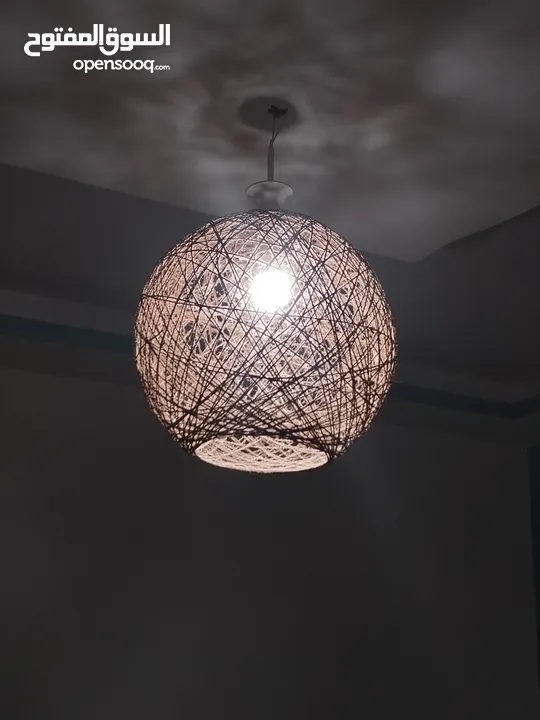 معلاقات خشب ونحاس وكلوبات جديد جديد غير مستعمل