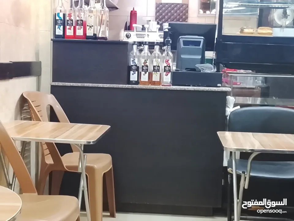 عدة كوفي شوب كاملة للبيع