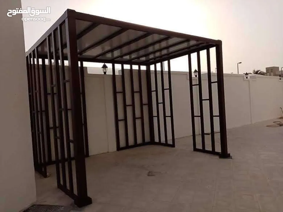 All types of car parking pargola and steel fabrication in uae