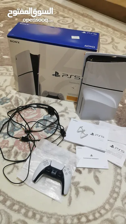 سوني 5 سليم إستعمال خفيف مع الضمان PlayStation 5 Slim