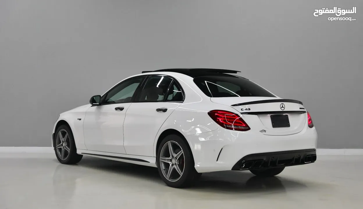 Mercedes-Benz C300 1,310 AED Monthly Installment  C 43 Amg Kit  Low Mi  Free Insurance  (R323415)