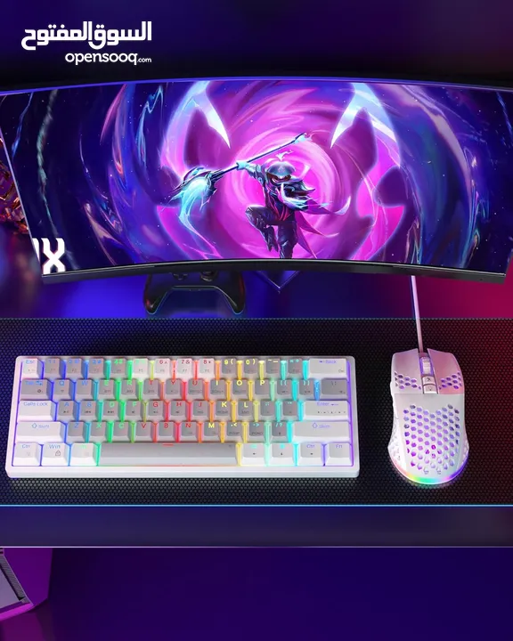 SOLAKAKA SM900 Wired Gaming Mouse with Honeycomb Shell USB ماوس سلكي للالعاب بألوان مختلفة
