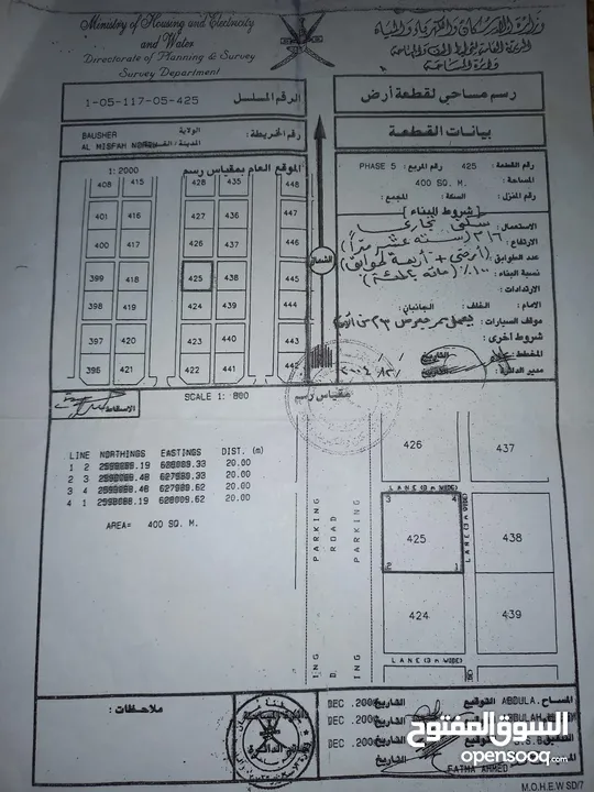 أراضي سكنية وسكني تجاري في المسفاة