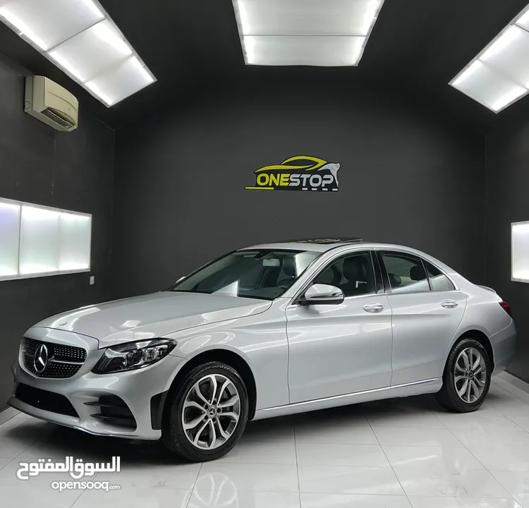 للبيع مرسيدس C300  موديل 2018 فتحة