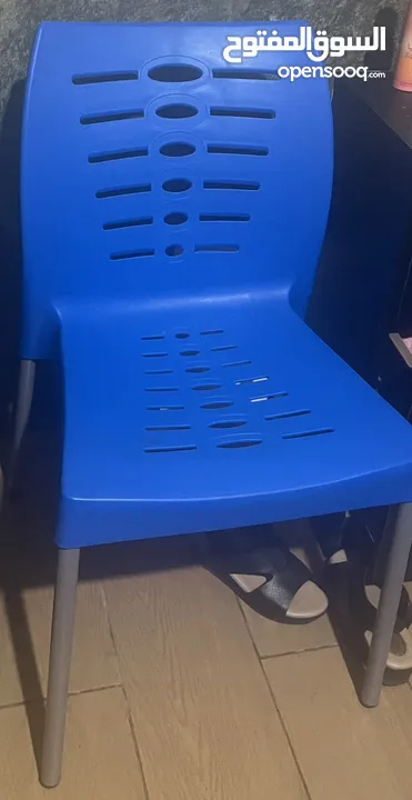 كرسي بلاستيك اصلي جديد