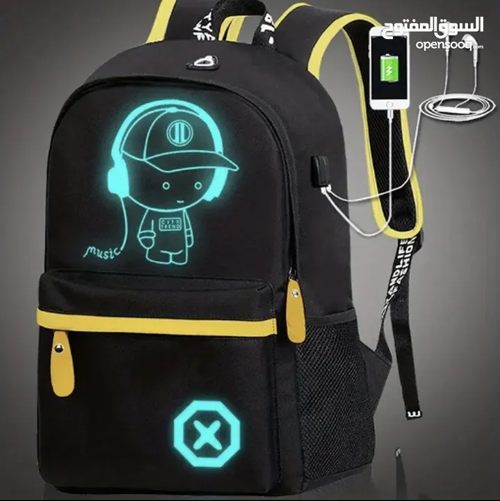 Luminous Backpack, Men's Fashion Trendy Backpack.
