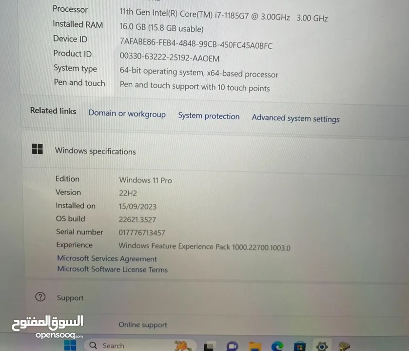 مايكروسوفت الجيل 11 i7 16gb Laptop 4