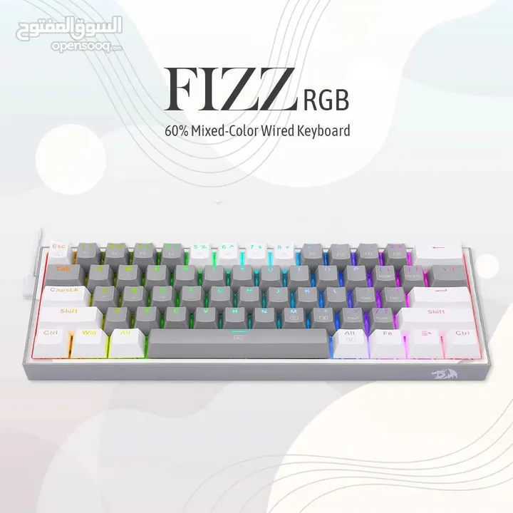 Keyboard k617 fizz 60% كيبورد