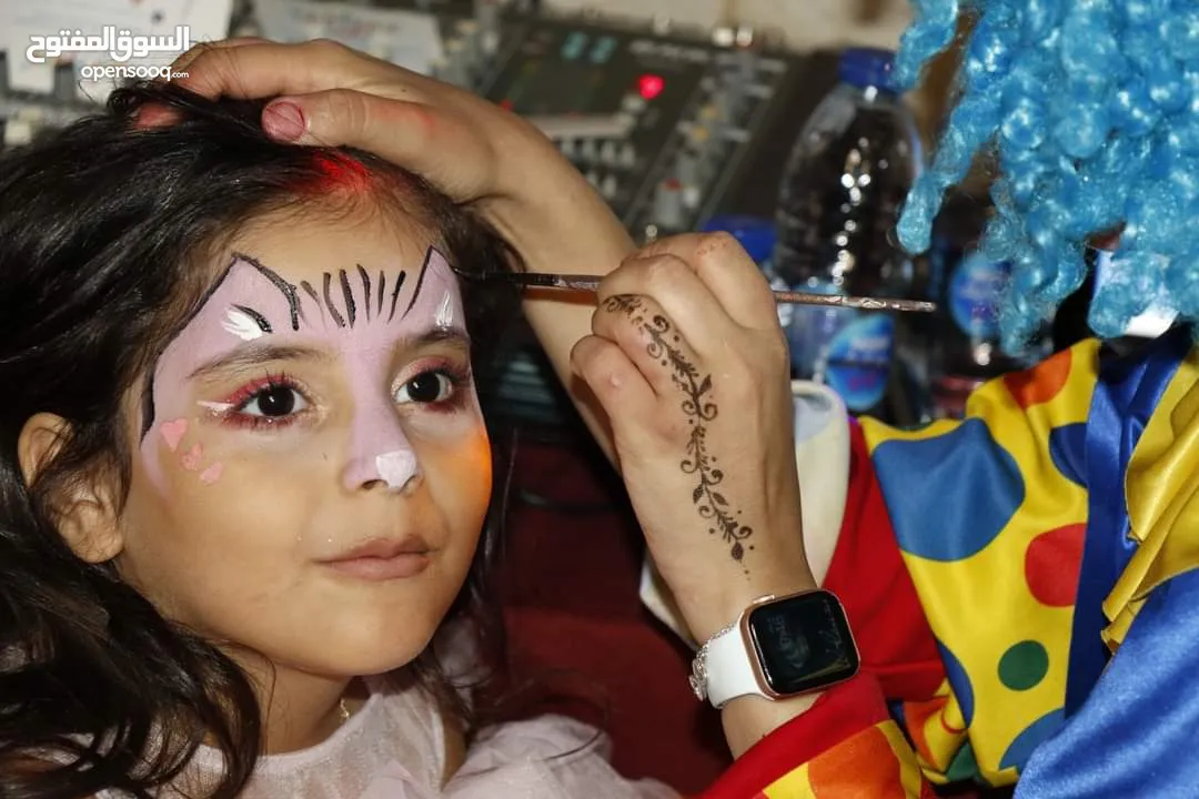 رسم على الوجه للأطفال بطريقة إحترافية