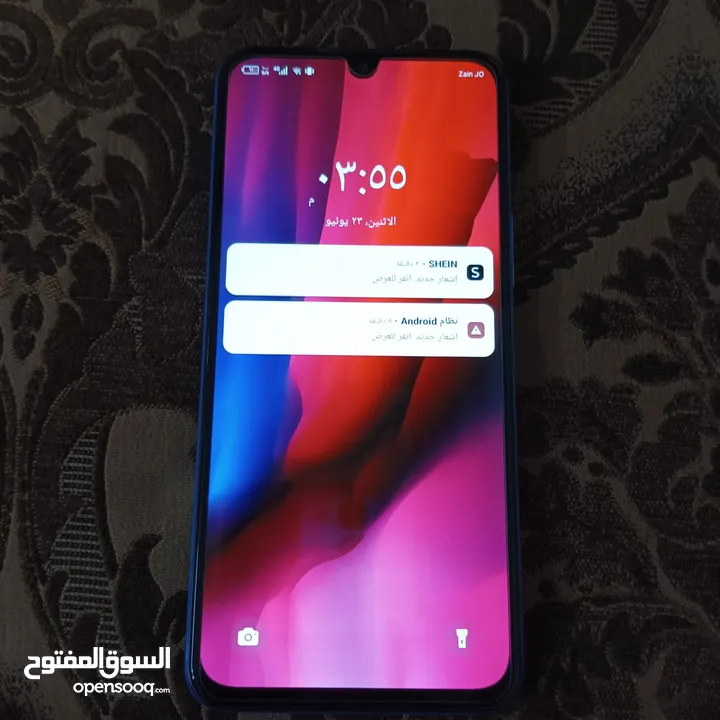 تلفون بحاله ممتازه انفنكس نوت نوت 12 125مساحه