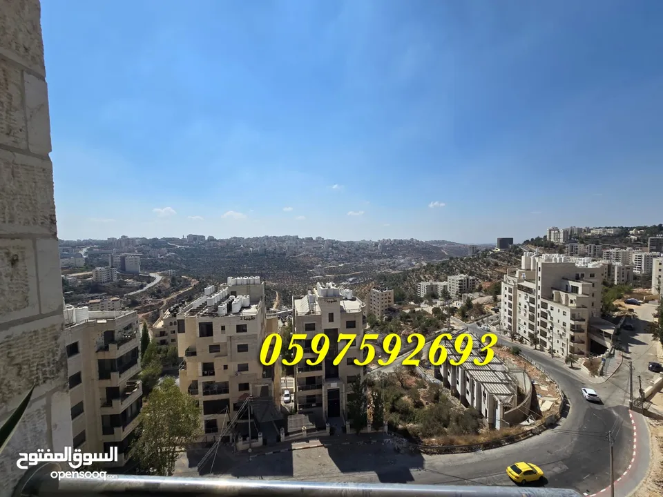 شقة فاخرة مفروشة للبيع رام الله الطيرة خلف جاسمن 185 م.