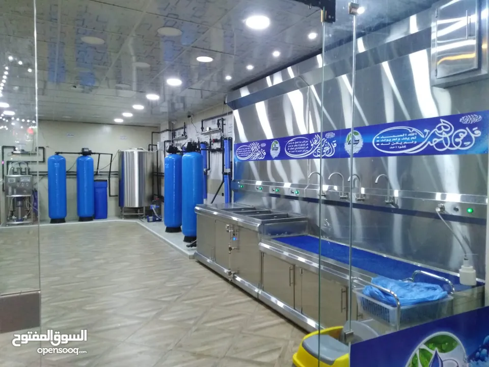 تجهيز محطات المياه وفلاتر المياه بأحدث التقنيات والمعدات الحديثة ومصنع كاسات الماء تعبئة وتغليف