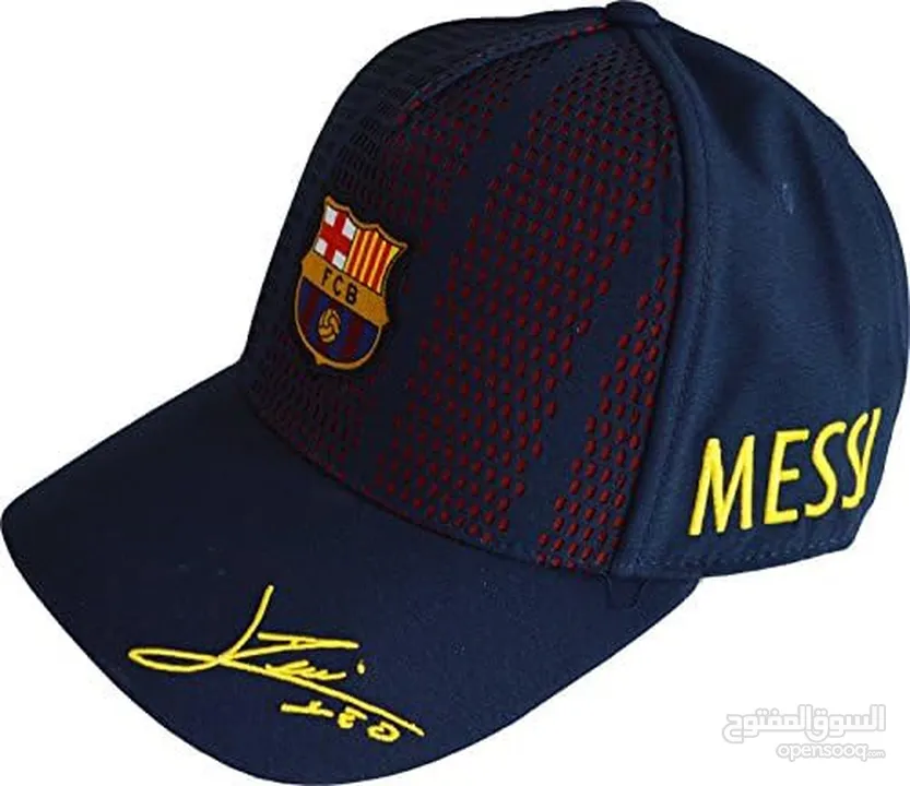 طاقية مع توقيع ميسي من نادي برشلونة