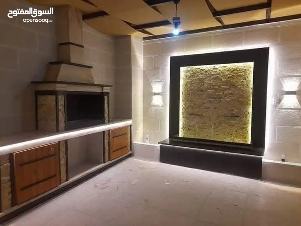 تصميم خارجي شلالات باربكيو