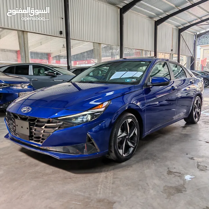 2022 HYNDAI ELANTRA HYBRID LIMITED وارد امريكي