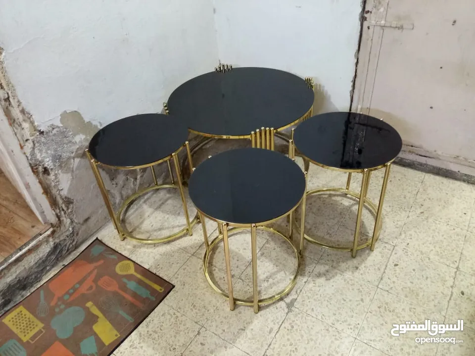 طقم طاولات جديد نضيف جدا