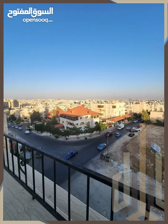 شقة طابق اخير مع روف دوبلكس مفروشة للبيع في تلاع العلي بالقرب من مسجد طيبة مساحة 280م