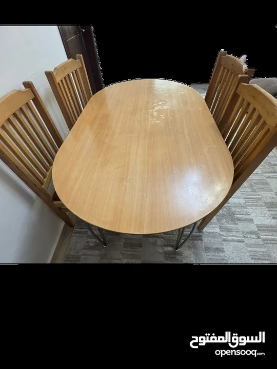 طاولة سفرة  5 كراسي