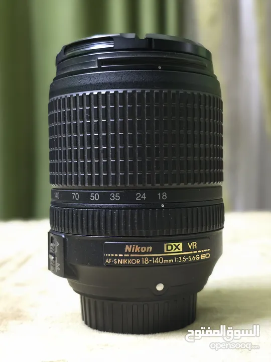 كاميرا نيكون NIKON D7100 مع عدسة 18-140 ملم للبيع  مع عدسة 50 ملم  للبيع بشكل منفصل "اقرأ بتمعن"