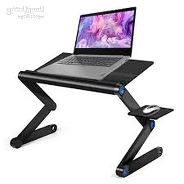 multifunctional  laptop table adjusteble can be used on bed floor