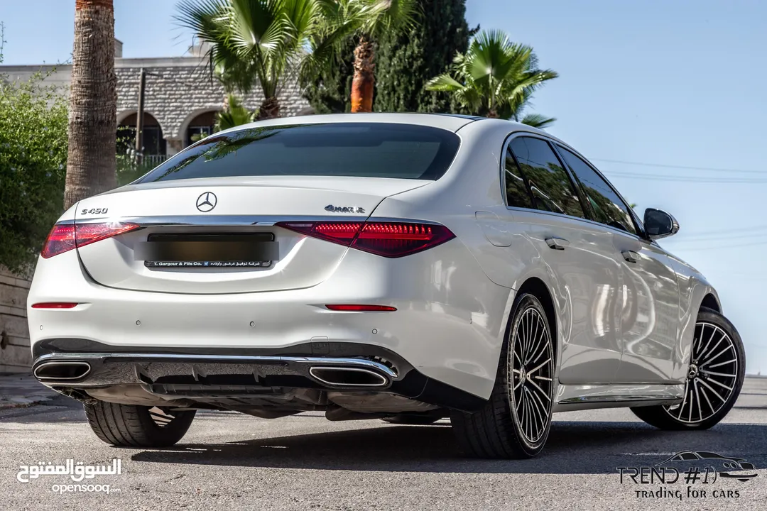 Mercedes S450 2022 Amg kit Mild hybrid 4matic    السيارة وارد الشركة و قطعت مسافة 58,000 كيلو