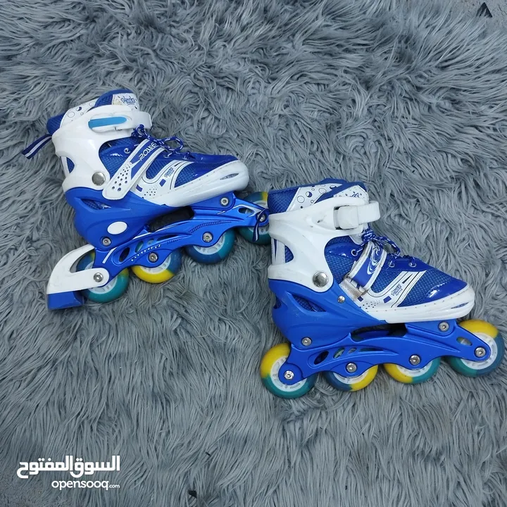 Skate (VIP)   عجال مطاط هيكل بلاستيك مقوى شفرات حديد   السعر والمقاس والماركة أسفل كل صورة