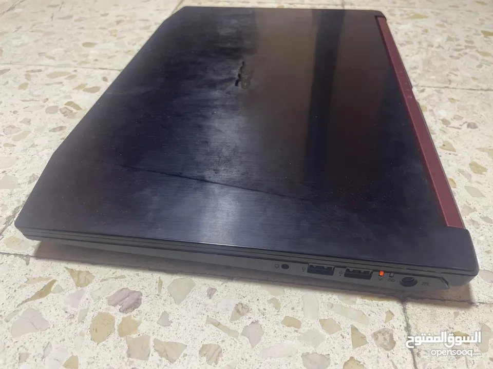لاب توب acer NITRO windows 10 pro جديد نيفيدا GTX 1050 8 Ram مستعمل بحاله الجديد